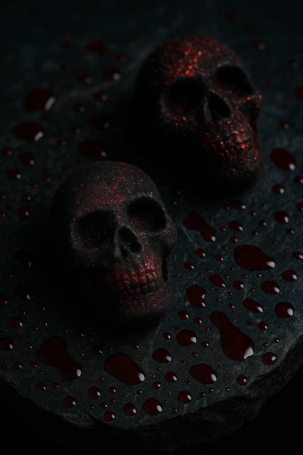 Skull Bath Bomb – 40g | Spooky Halloween Mini Fizz