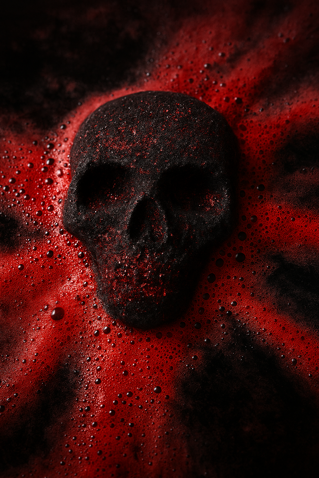 Skull Bath Bomb – 40g | Spooky Halloween Mini Fizz