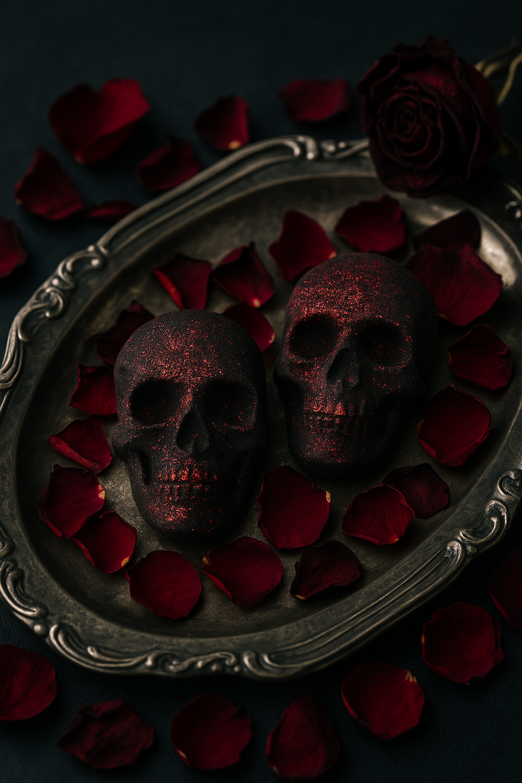 Skull Bath Bomb – 40g | Spooky Halloween Mini Fizz