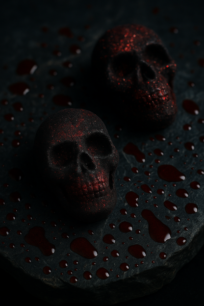 Skull Bath Bomb – 40g | Spooky Halloween Mini Fizz