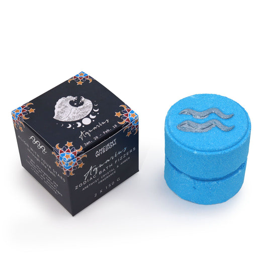 Aquarius Zodiac Bath Fizzer – Celestial Horoscope Gift