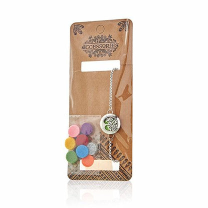 Angel Wings Aromatherapy Bracelet – Diffuser Jewelry with Essential Oil Pad (20mm)