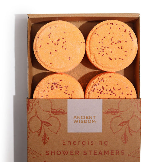 Zen Shower Steamers – Energising Quartet 4×50g | Peppermint & Lemon Gift Set