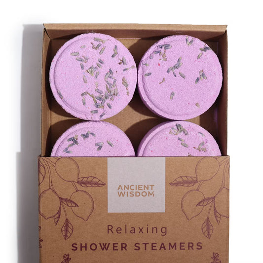Zen Shower Steamers – Therapy Wellness Quartet (Relaxing, Purple) | Aromatherapy Gift Set